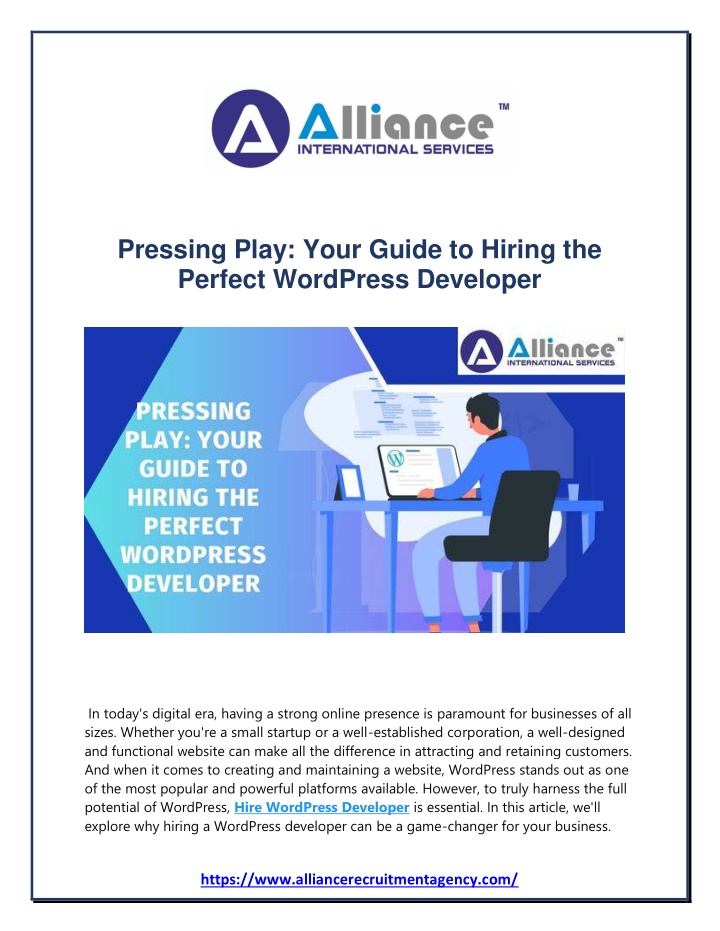pressing play your guide to hiring the perfect n.w