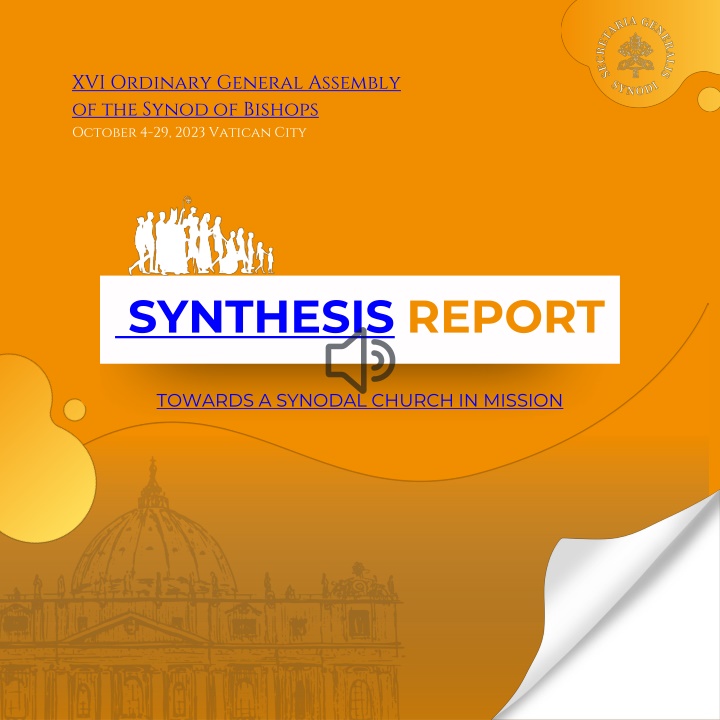 Synod of Bishops: Toward a Synodal Church in Mission