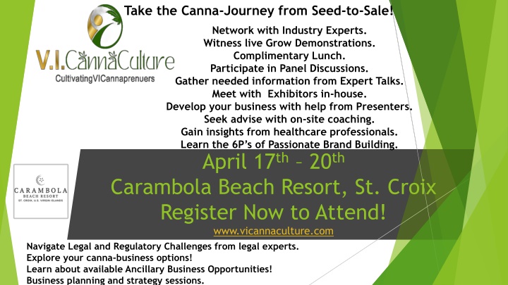 Ultimate Canna-Journey Event: Seed to Sale Experience