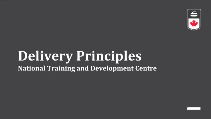 Delivery Principles