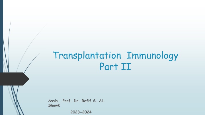 Transplantation Immunology