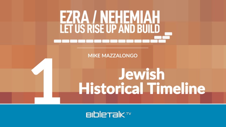 Jewish Historical Timeline Through Biblical Prophets and Book Events
