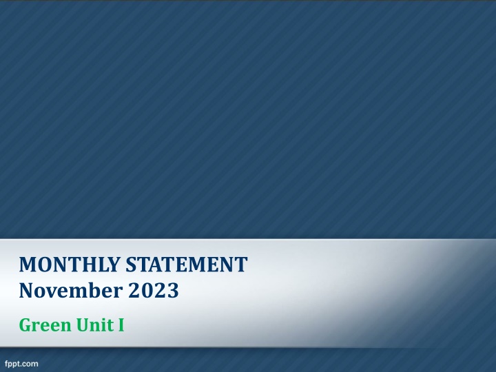 Orthopedic Hospital November 2023 Report Summary