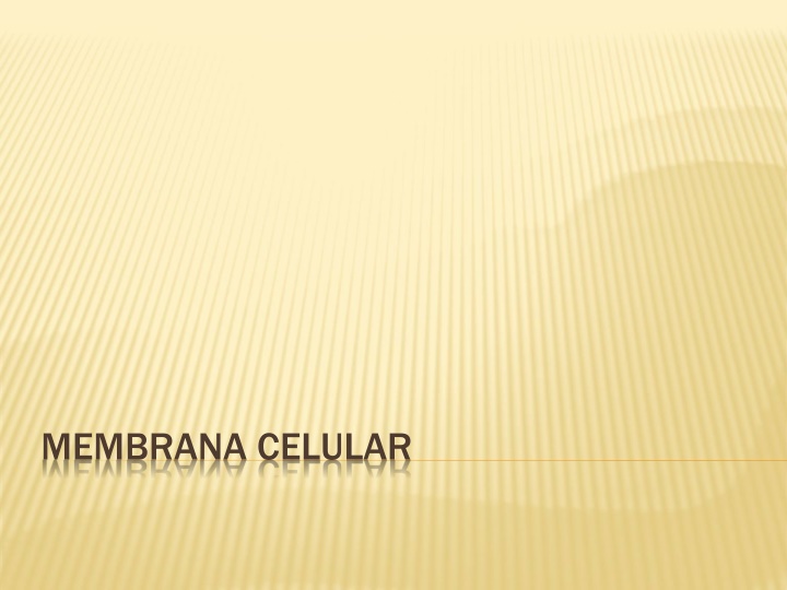 The Cell Membrane: Structure and Function