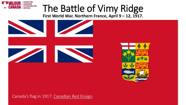 The Battle of Vimy Ridge in the First World War