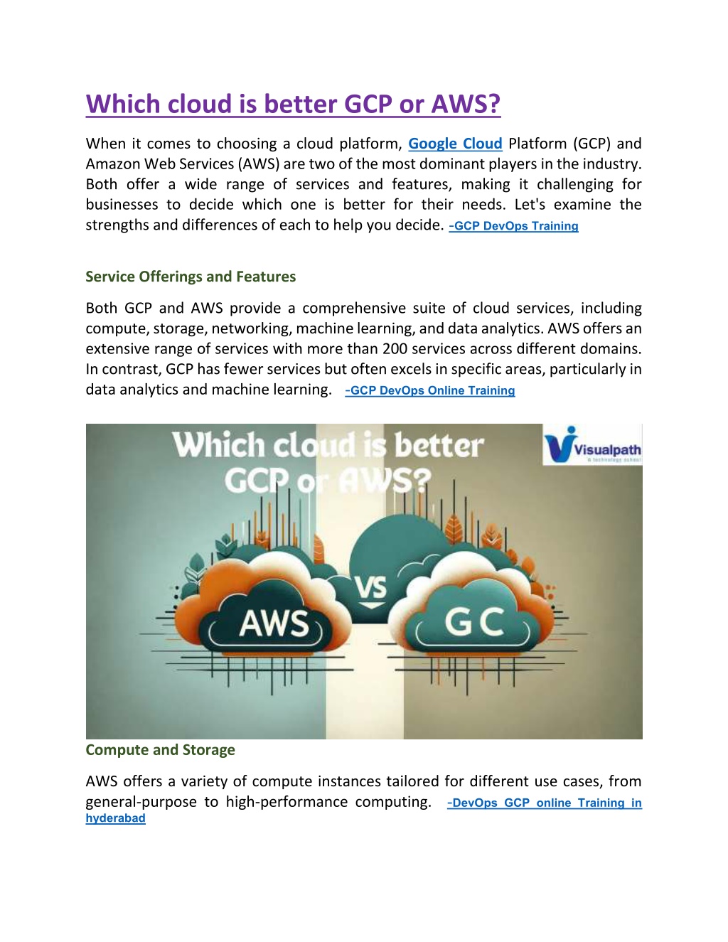 which cloud is better gcp or aws l.w