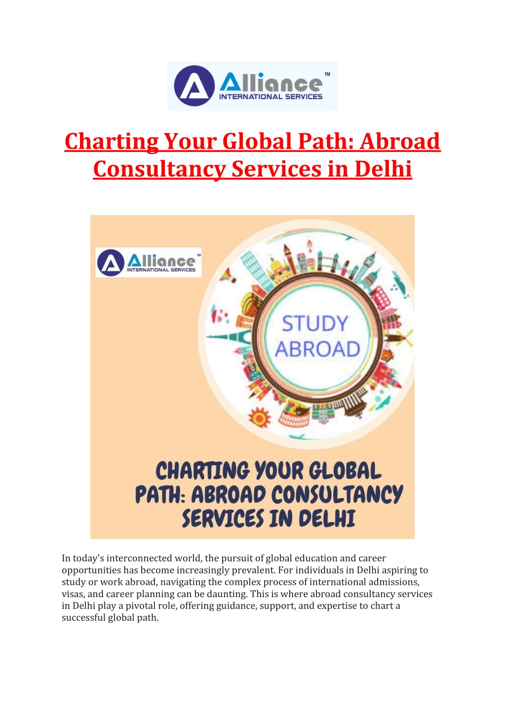 charting your global path abroad consultancy l.w