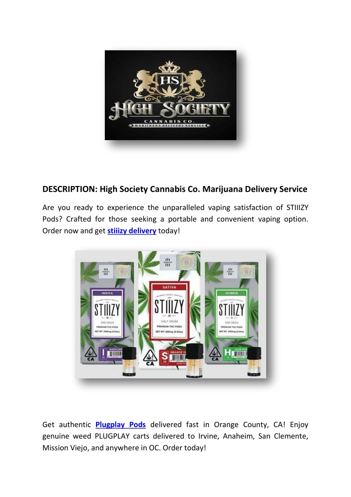 description high society cannabis co marijuana n.w
