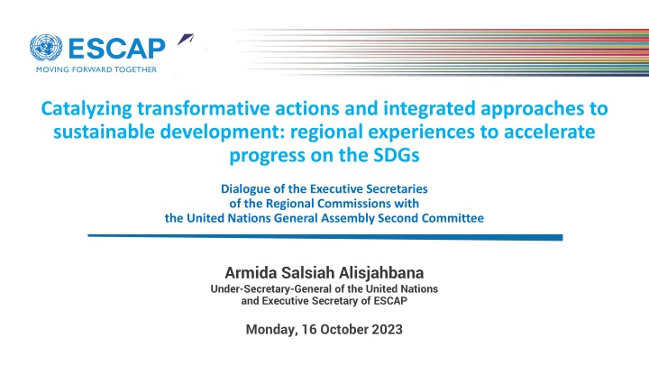 Regional Experiences in Sustainable Development for Accelerating SDGs Progress