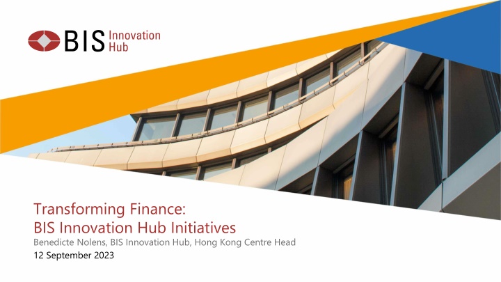 BIS Innovation Hub Initiatives Transforming Finance