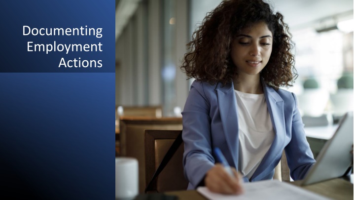 Importance of Documenting Employment Actions