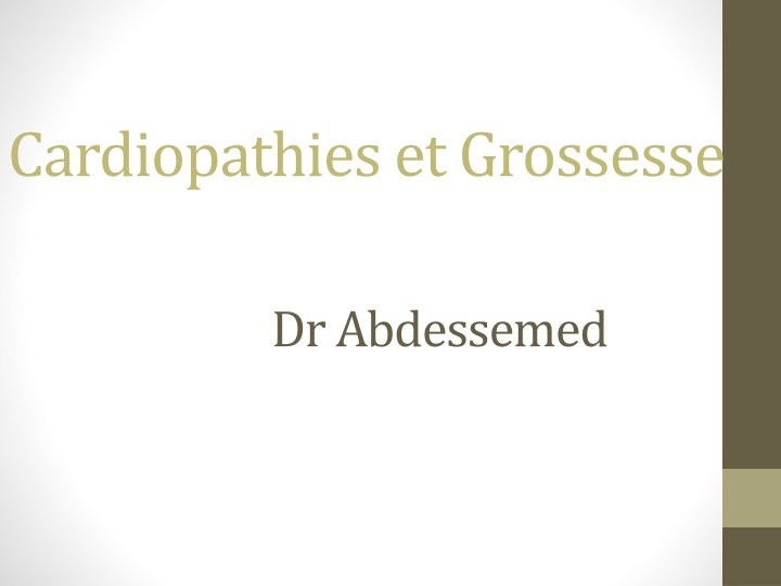 Cardiopathies et Grossesse