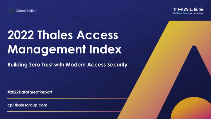 2022 Thales Access Management Index