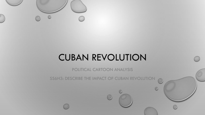 CUBAN REVOLUTION