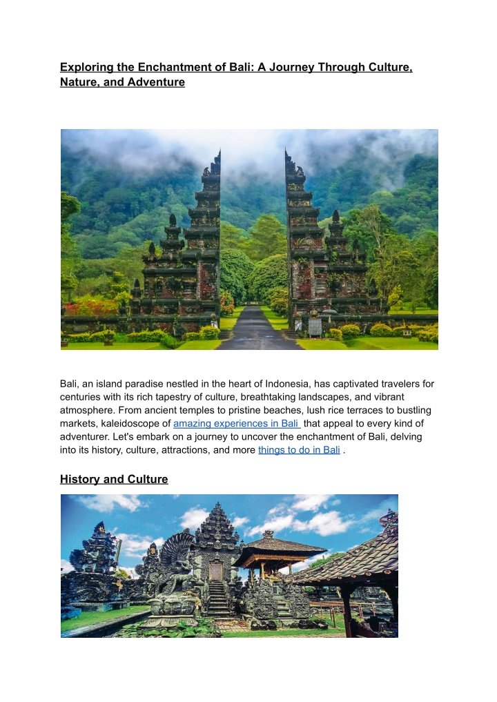 exploring the enchantment of bali a journey n.w