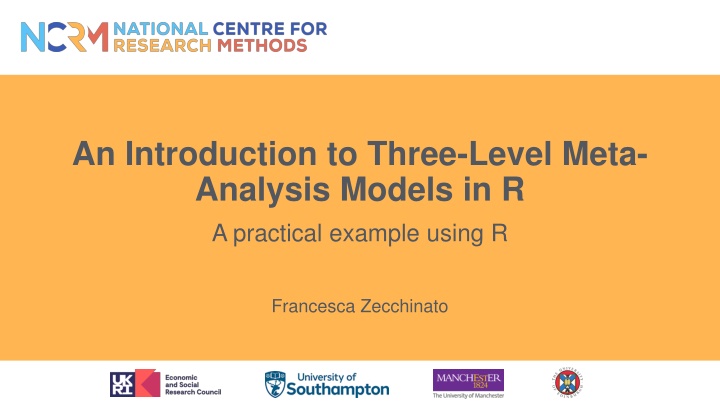 Introduction to Three-Level Meta-Analysis Models in R: A Practical Example