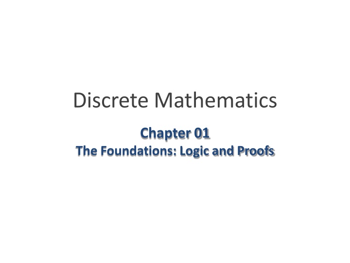 Discrete Mathematics