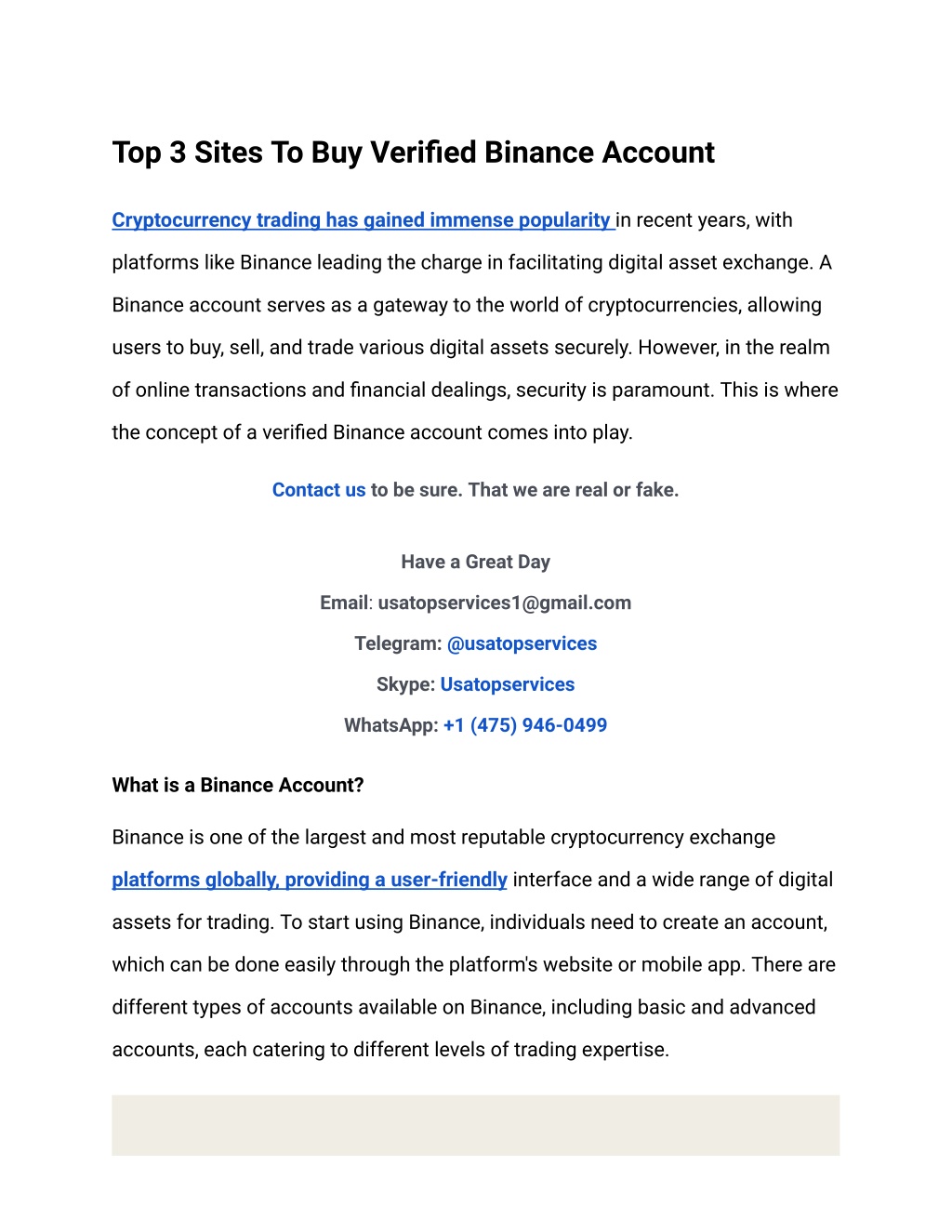 top 3 sites to buy verified binance account l.w