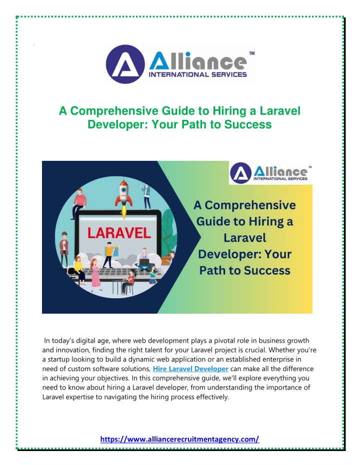a comprehensive guide to hiring a laravel n.w