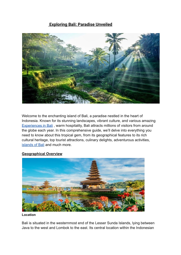 exploring bali paradise unveiled n.w