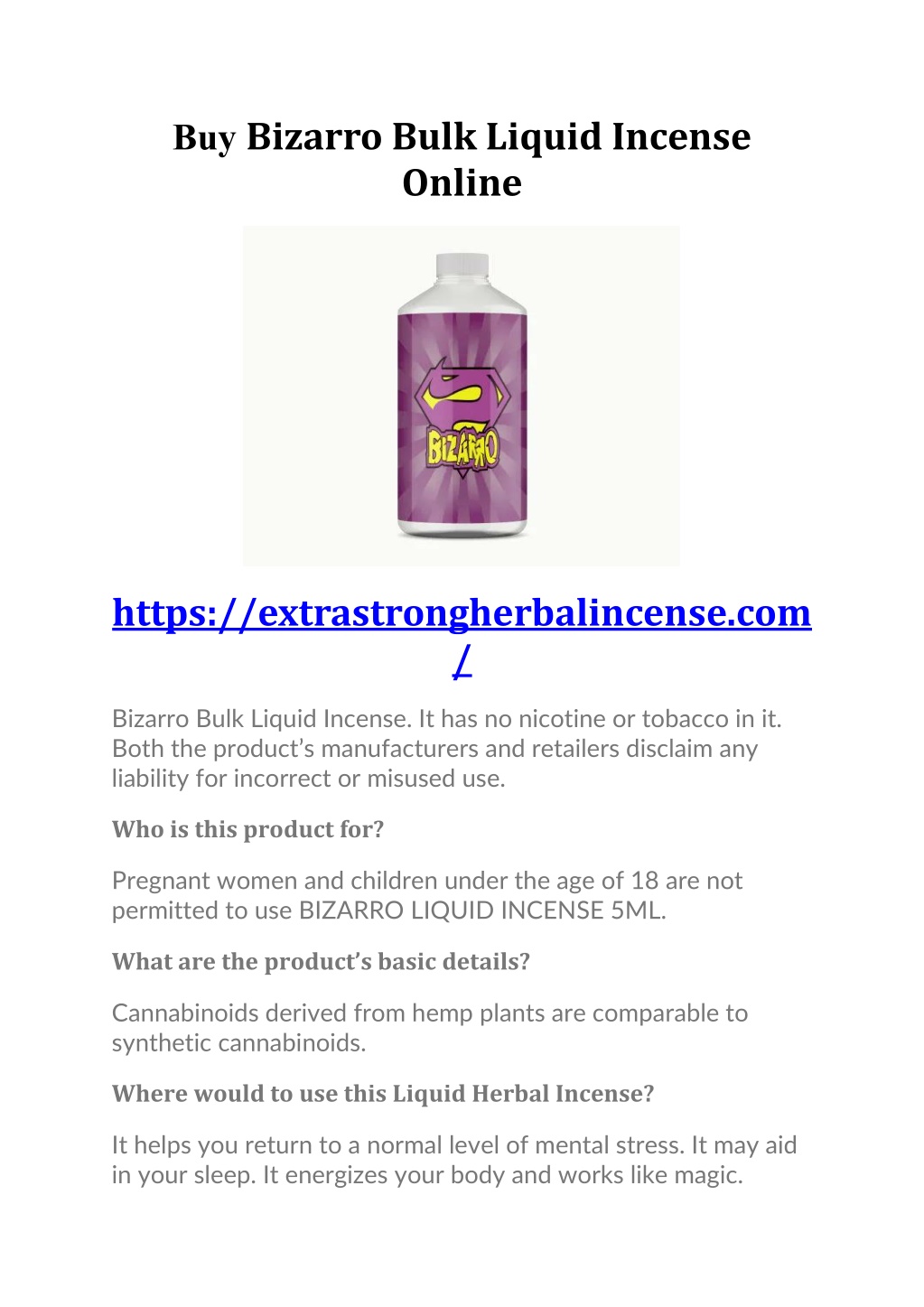 buy bizarro bulk liquid incense online l.w