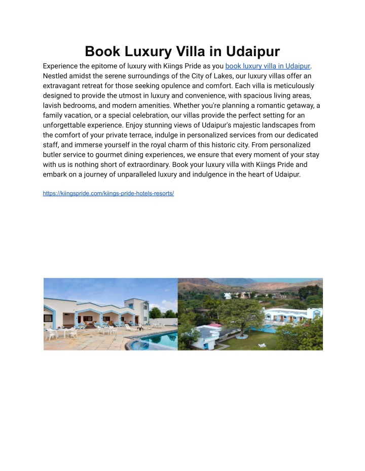 book luxury villa in udaipur experience n.w