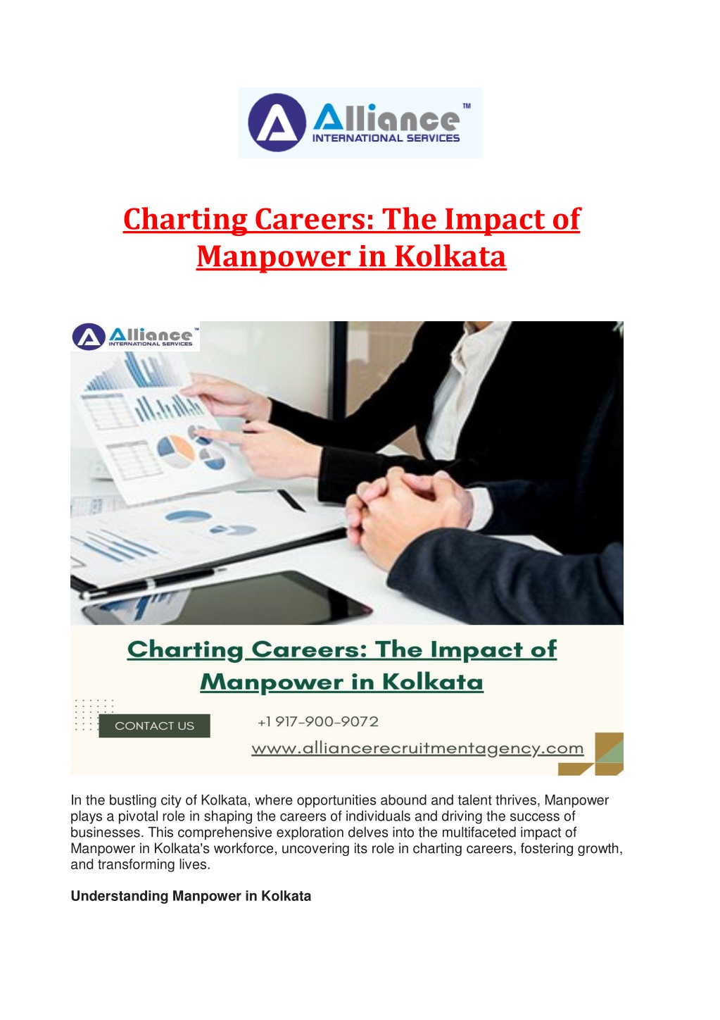 charting careers the impact of manpower in kolkata l.w