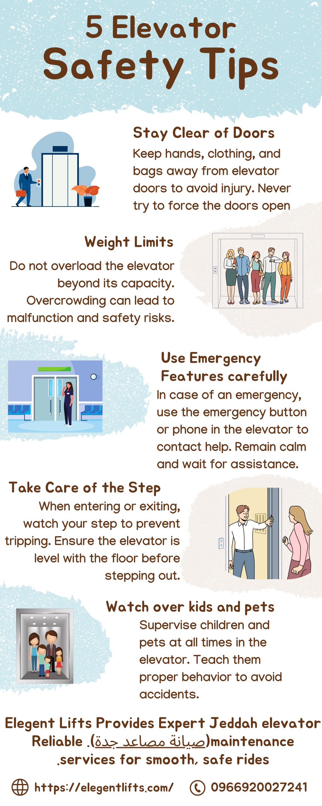 5 elevator safety tips l.w