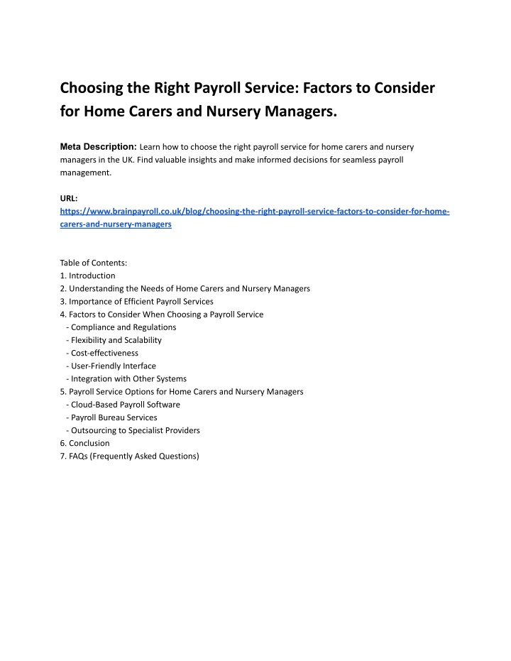 choosing the right payroll service factors n.w