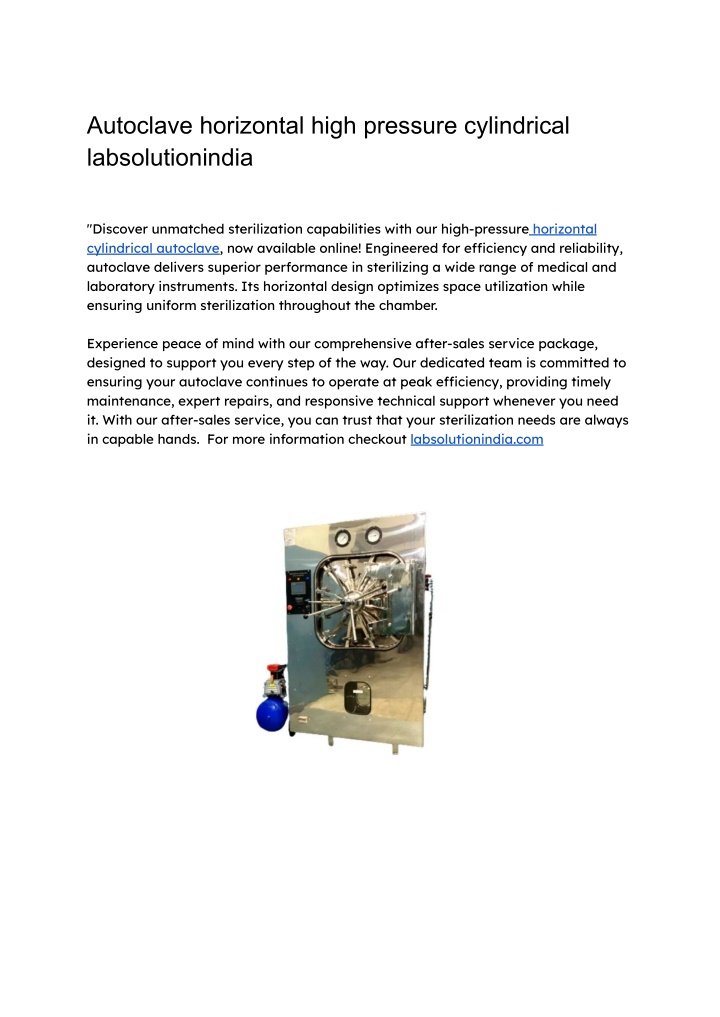 autoclave horizontal high pressure cylindrical n.w