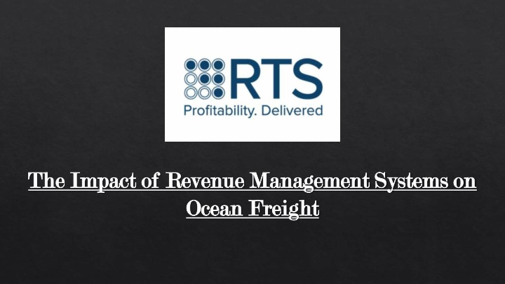 the impact of revenue management systems n.w
