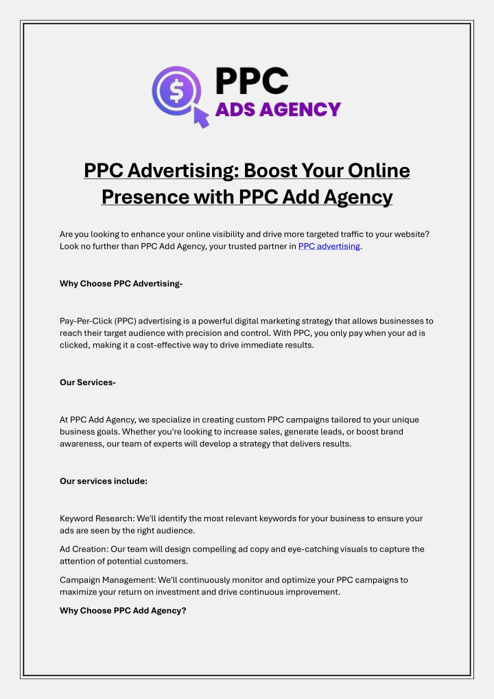 ppc advertising boost your online presence with n.w