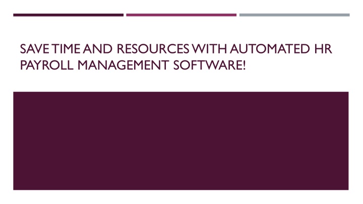 Streamline Operations with Automated HR Payroll Management Software!