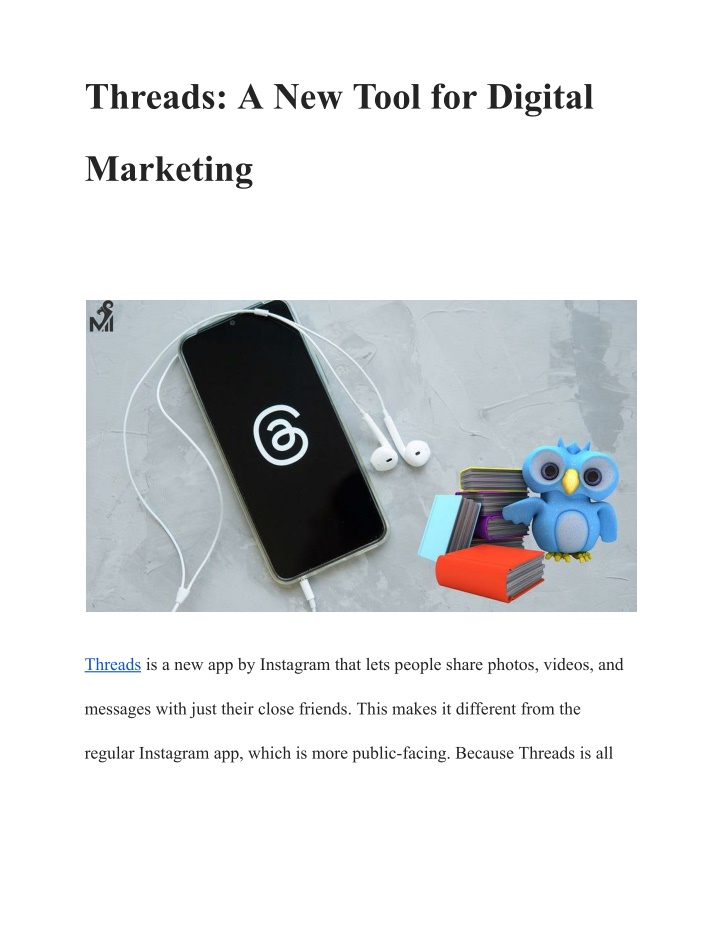 threads a new tool for digital n.w