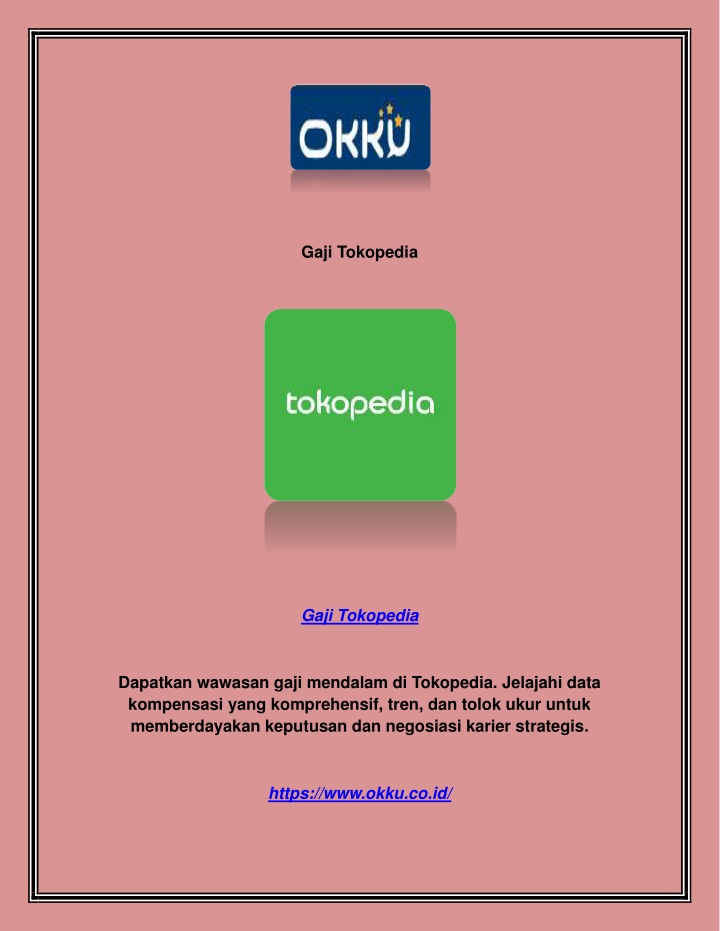 gaji tokopedia n.w