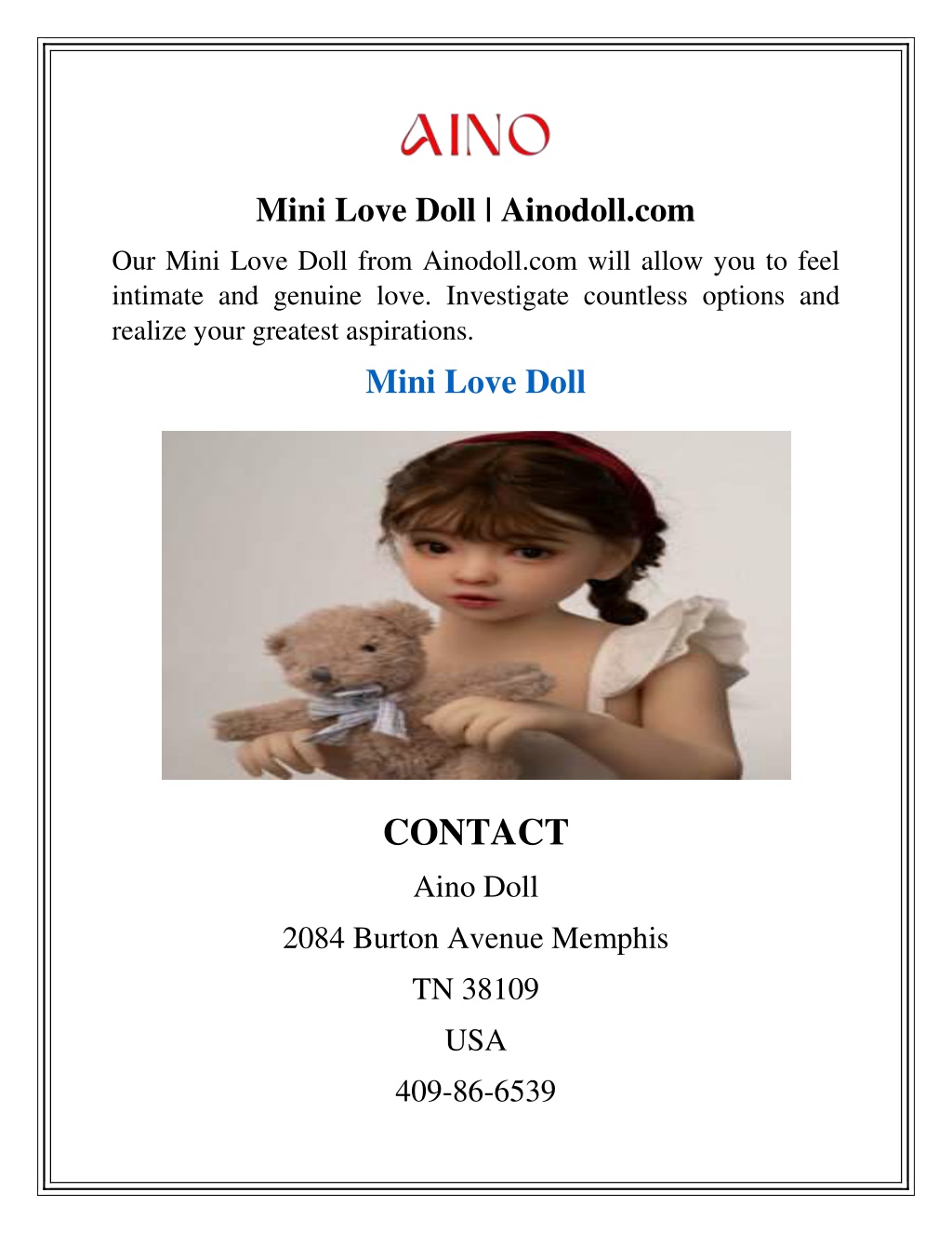 mini love doll ainodoll com l.w