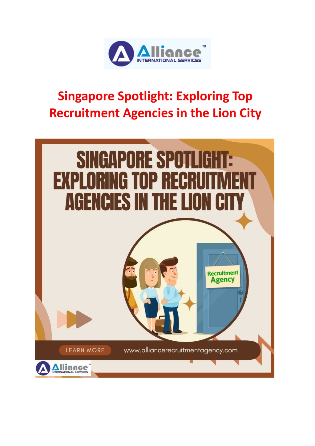 singapore spotlight exploring top recruitment l.w