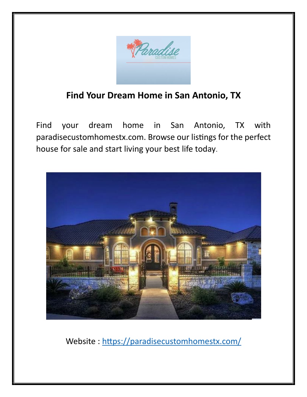 find your dream home in san antonio tx l.w