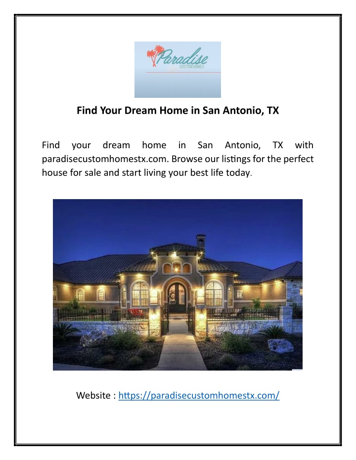 find your dream home in san antonio tx n.w