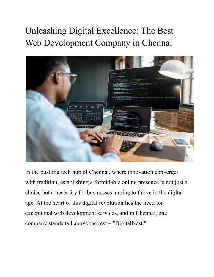 unleashing digital excellence the best n.w