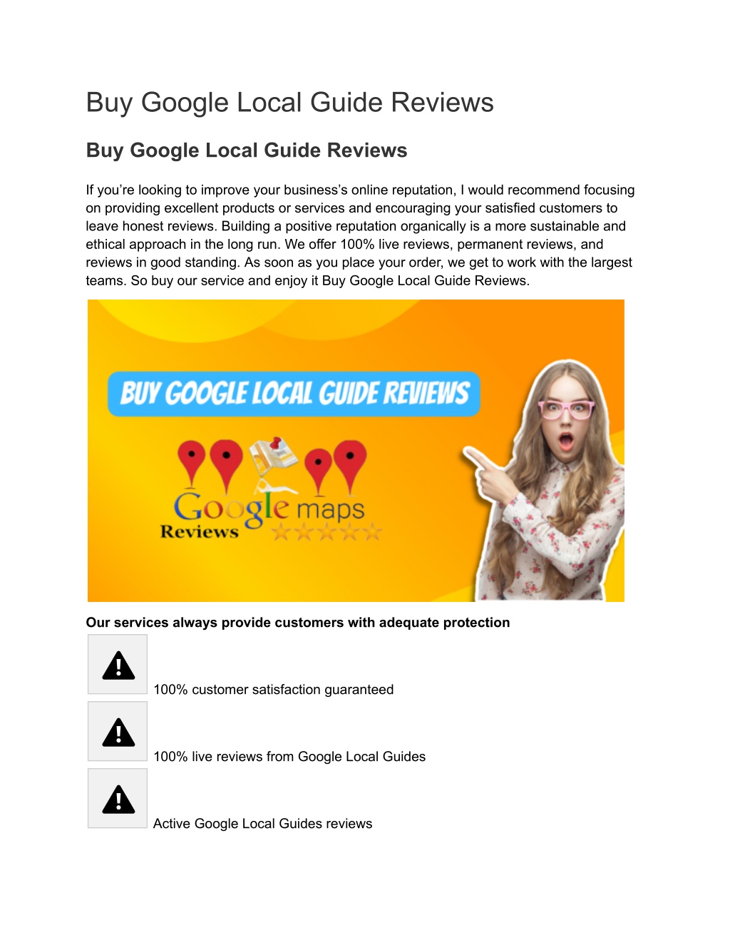 buy google local guide reviews l.w