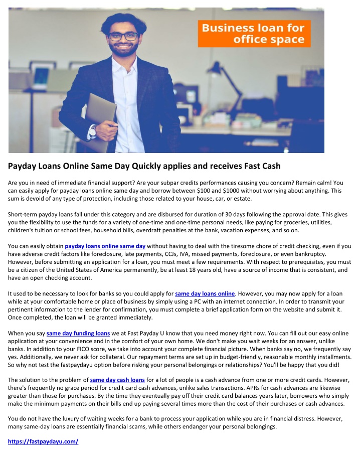 payday loans online same day quickly applies n.w
