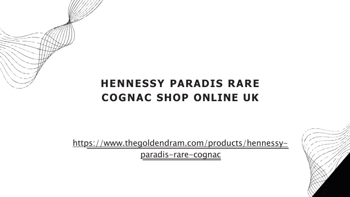 Hennessy Paradis rare cognac shop online uk