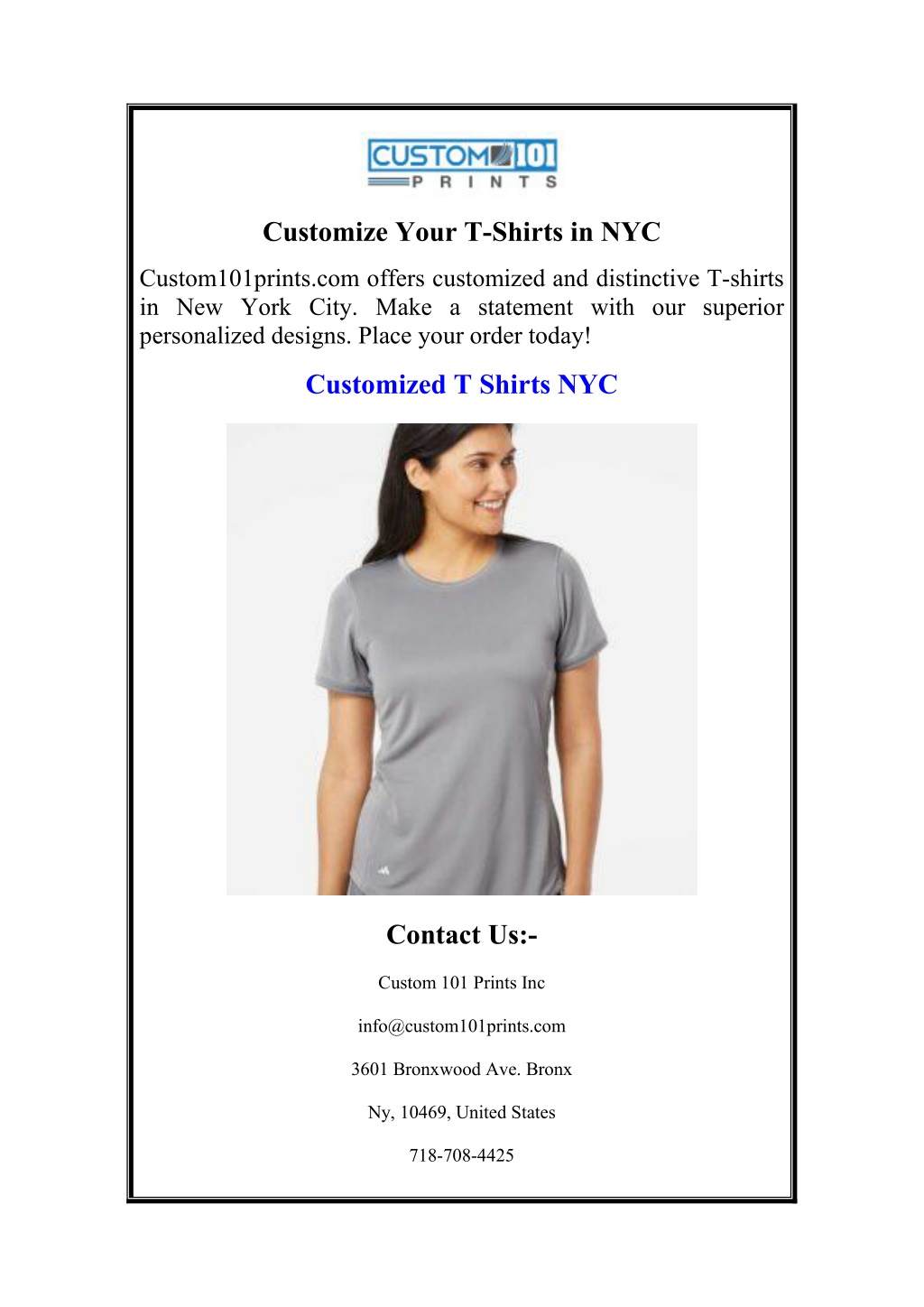 customize your t shirts in nyc l.w