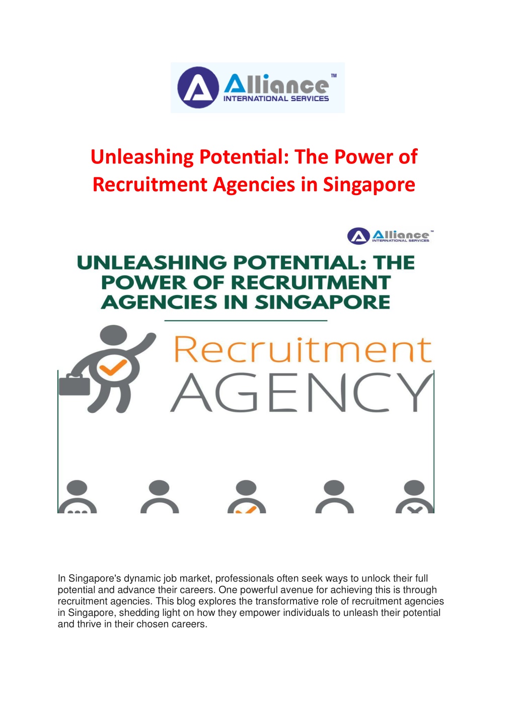 unleashing potential the power of recruitment l.w