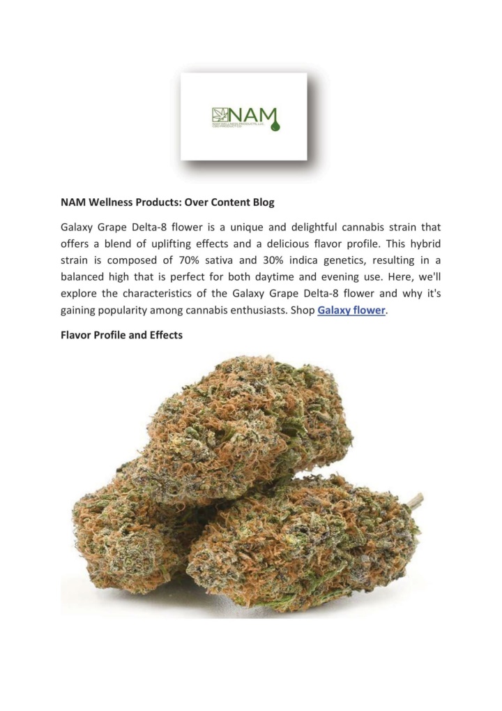 NAM Wellness Products