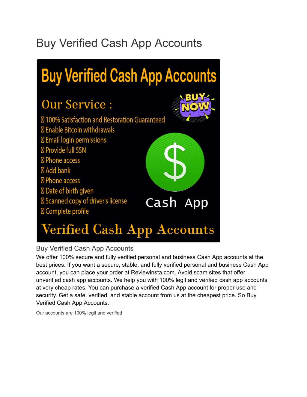 buy verified cash app accounts l.w