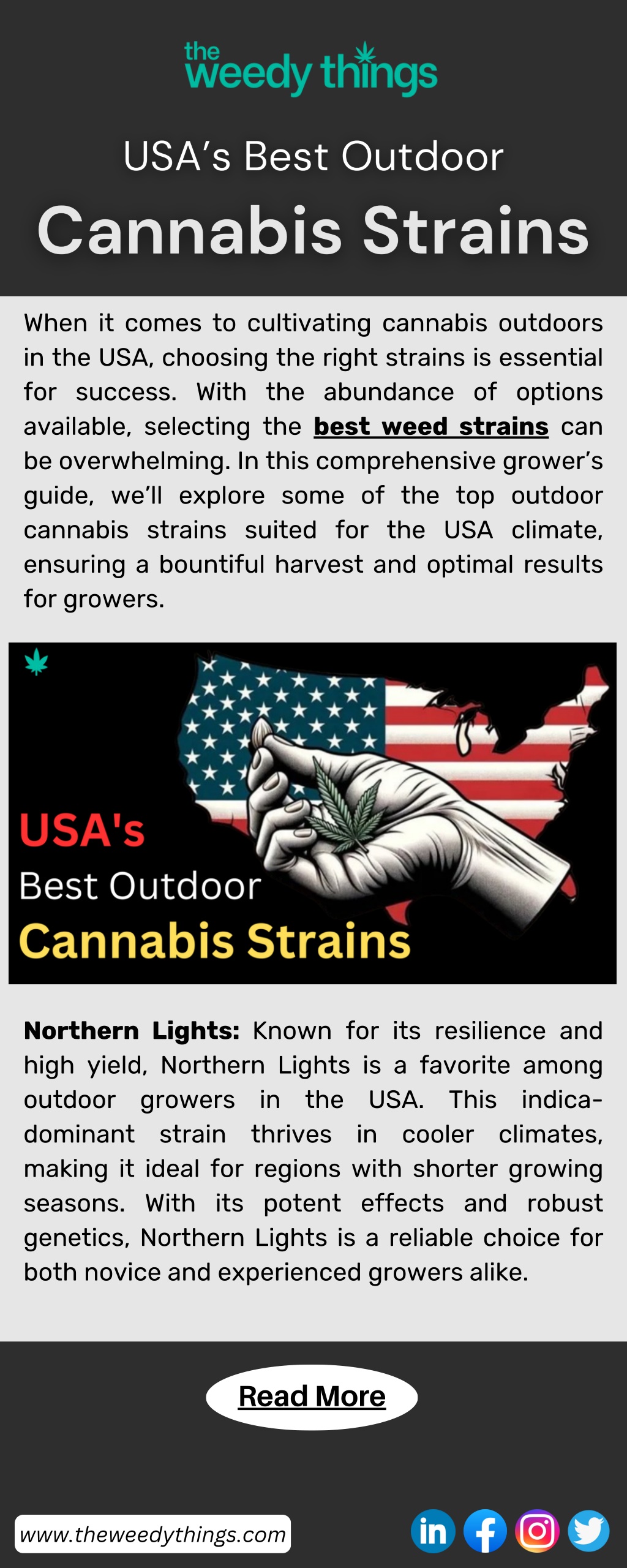 when it comes to cultivating cannabis outdoors l.w