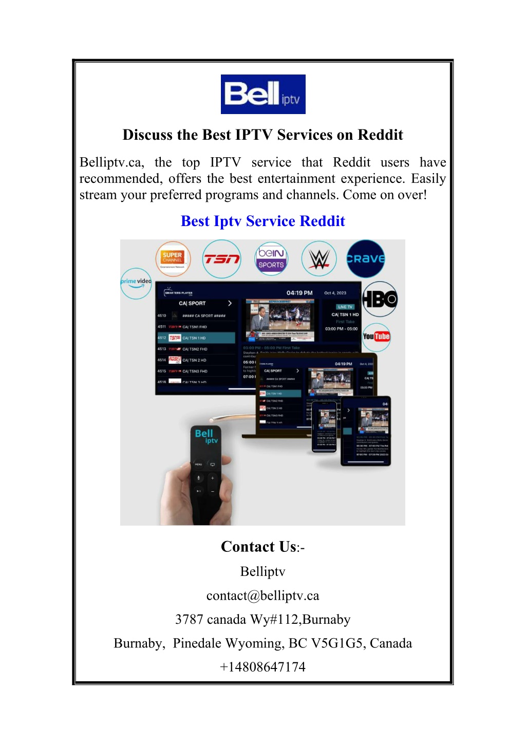 discuss the best iptv services on reddit l.w