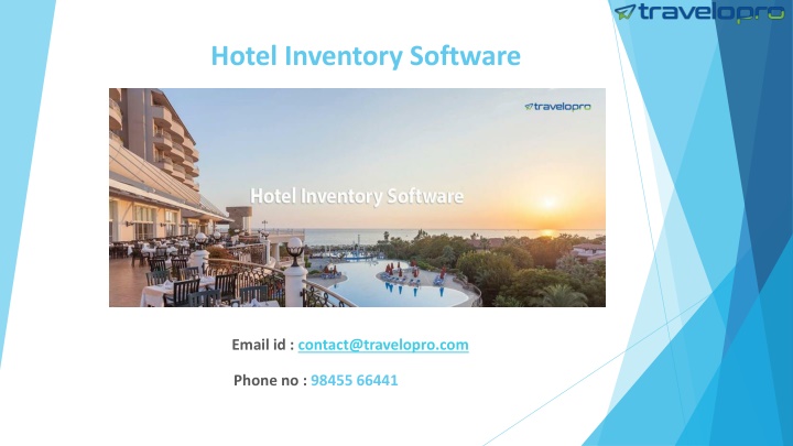 Hotel Inventory Software